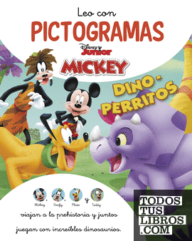 Mickey Mouse Funhouse. Leo con Pictogramas. Dino-perritos
