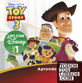 Toy Story 3. Leo con Disney (Nivel 1). Aprende las letras: t, d, n, f (Disney. Lectoescritura)