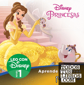 Princesas Disney. Leo con Disney (Nivel 1). Aprende las letras: p, l, m, s (Disney. Lectoescritura)
