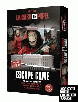 La Casa de Papel. Escape Game. Objetivo: liberar a Río