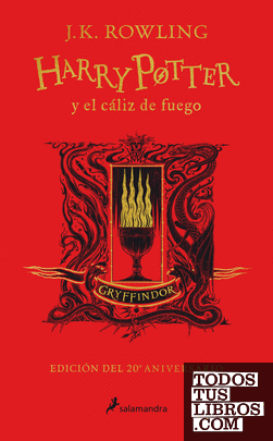 Harry Potter y el cáliz de fuego - Gryffindor (Harry Potter [edición del 20º aniversario] 4)