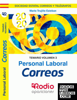 Correos. Personal Laboral. Temario volumen 3.