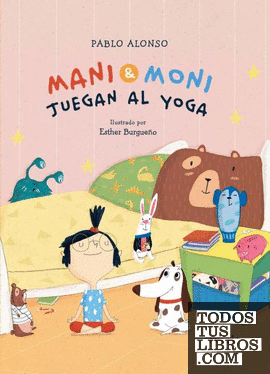 Mani y Moni juegan al yoga