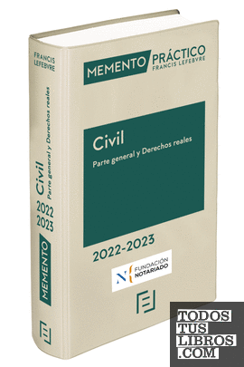 Memento Civil. Parte general y Derechos reales 2022-2023