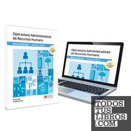 Libro de texto en formato físico de Operacions Administratives de Recursos Humans Catalán