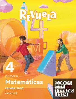 Matemáticas. Trimestres temáticos. 4 Primaria.  Revuela. Andalucía