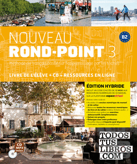 Nouveau Rond-Point 3 Éd. hybride L. élève + CD