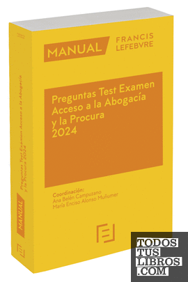 Manual Preguntas Test Acceso a la Abogacía y la Procura 2024