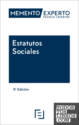 Memento Experto Estatutos Sociales 2024