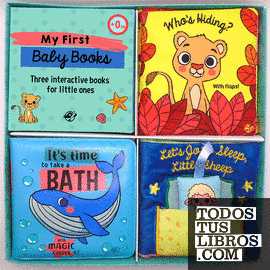 My First Baby Books - Three Interactive Books for Little Ones