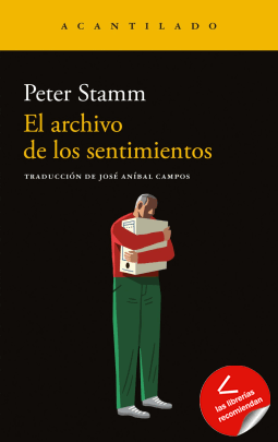 Portada de El archivo de los sentimientos, de Peter Stamm