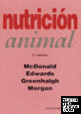 Nutrición animal 5ªEd