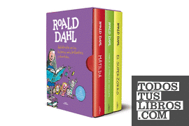 Roald Dahl (edición estuche con: Matilda | Charlie y la fábrica de chocolate | El superzorro | Pasaporte lector)