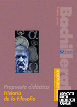 Historia de la Filosofía Bachillerato Propuesta Didáctica