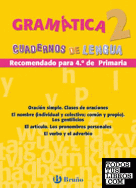 Gramática 2 Cuadernos Lengua Primaria