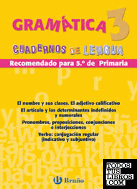 Gramática 3 Cuadernos Lengua Primaria