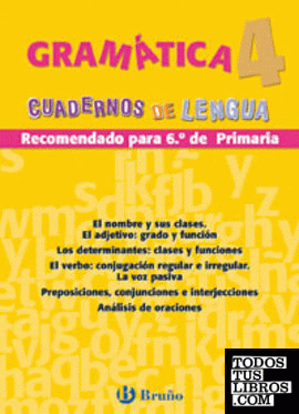 Gramática 4 Cuadernos Lengua Primaria