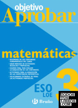 Objetivo aprobar Matemáticas 3 ESO