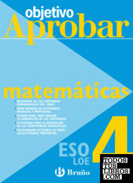 Objetivo aprobar Matemáticas A 4 ESO