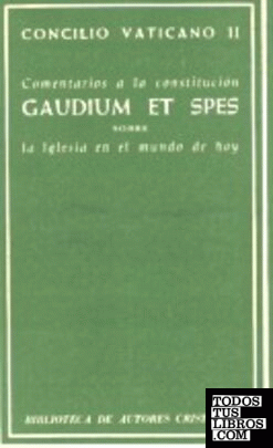 Gaudium ET SPES - GAUDIUM ET SPES Resumen: El 7 diciembre de 1965 el  Concilio Vaticano II aprobó la - Studocu