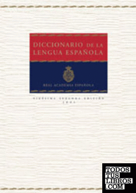 Diccionario  de la R.A.E. 22ª ed. 1 tomo