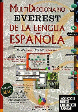 Multidiccionario Everest de la Lengua Española. (CD-ROM Macintosh)