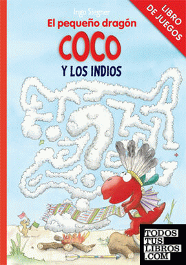 Libro de juegos - El pequeño dragón Coco y los indios