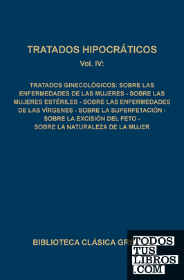114. Tratados hipocráticos Vol. IV