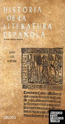 Historia literatura española vol. 1