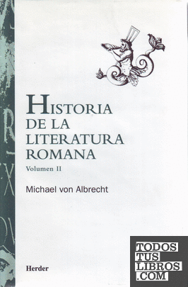 Historia de la literatura romana volumen II