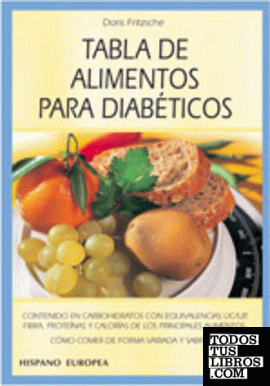 Tabla de alimentos para diabéticos