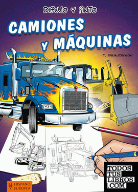 Dibujo y pinto camiones y máquinas