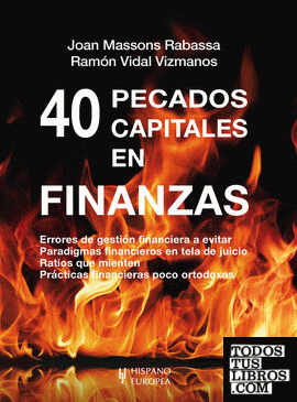 40 pecados capitales en finanzas