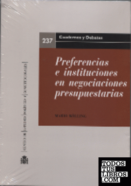 PREFERENCIAS E INSTITUCIONES ENNEGOCIACIONES PRESUPUESTARIAS