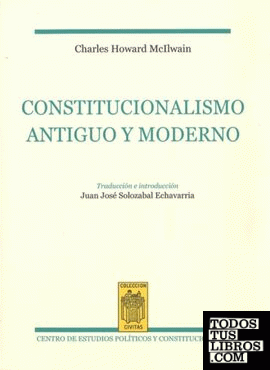 Constitucionalismo antiguo y moderno