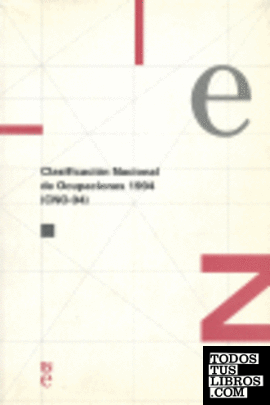 Clasificación Nacional de Ocupaciones 1994 (CNO-94)