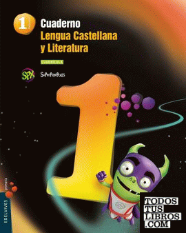 Cuaderno 1 de Lengua castellana y Literatura 1º Primaria (Cuadrícula)