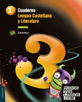 Cuaderno 3 de Lengua Castellana y L. 1º Primaria (Cuadrícula)