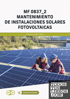 *MF 0837_2 Mantenimiento de instalaciones solares fotovoltaicas