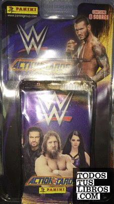 Blister 6 sobres action cards wwe