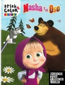 Stick & color: masha y el oso