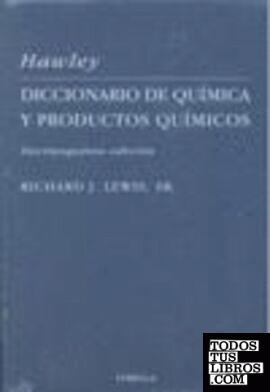 DIC. QUIMICA Y PRODUCTOS QUIMICOS, 15ª ED.