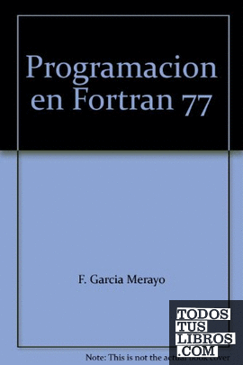 PROGRAMACION FORTRAN 77