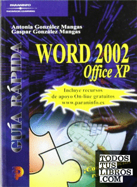 Guía rápida. Word 2002 Office XP