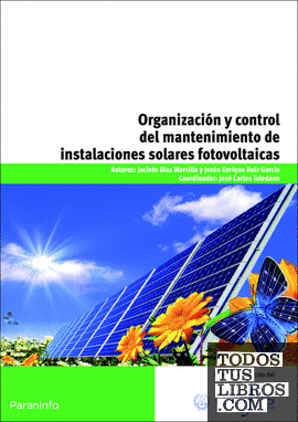 Organización y control del mantenimiento de instalaciones solares fotovoltaicas