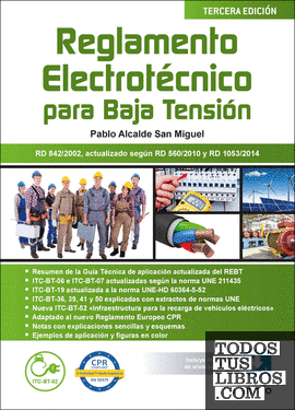 Reglamento electrotécnico para Baja Tensión  3.ª edición