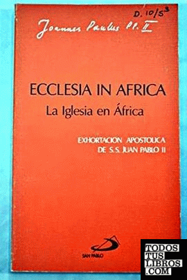 Ecclesia in Africa