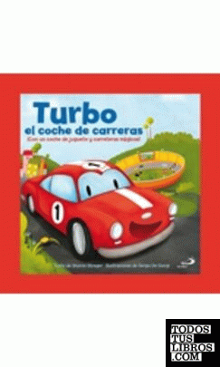 Turbo, el coche de carreras. Con un coche de juguete y carreteras mágicas