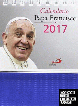 Calendario de mesa Papa Francisco 2017