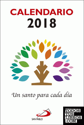 Calendario Un santo para cada día 2018
